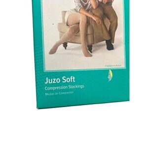 New Juzo compression socks stockings comfort beige soft knee Juzo AD size III